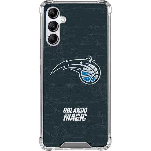 NBA Orlando Magic Black Secondary Logo Galaxy A15 5G Clear Case
